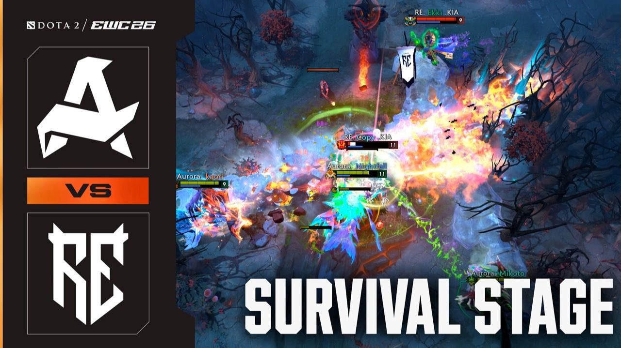 15.06.2026 | ХАЙЛАЙТЫ | Aurora Gaming vs Rune Eaters | Стадия выживания | Dota 2 | Dota 2 at EWC 26