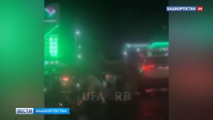 Не поделили место в очереди: драка на АЗС в Уфе попала на видео