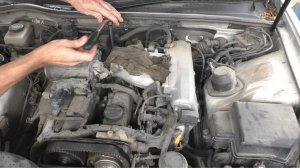 Как меняются свечи зажигания на Toyota Mark II Тойота Марк 2 JZX 101 1998 года