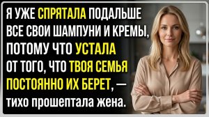 Истории из жизни: Свекровь искала мой шампунь, не зная, что я давно всё поняла. Слушать аудиорассказ
