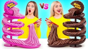 Мармеладная еда vs Шоколадная еда Челлендж #Фантастические Лайфхаки с едой от Multi DO