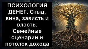ПСИХОЛОГИЯ ДЕНЕГ. Стыд, вина, зависть и власть. Семейные сценарии и внутренний потолок дохода
