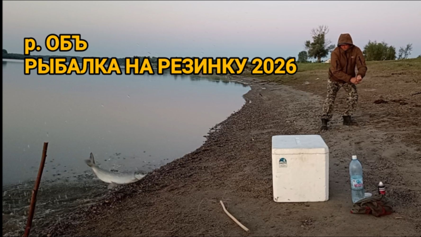 РЫБАЛКА НА ОБИ НА РЕЗИНКУ. НЕОЖИДАННЫЙ УЛОВ!! смотреть онлайн