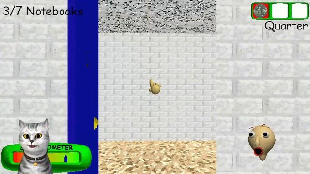 Жесткий бомбеж с учителем математики ! Baldi Basics Remastered