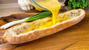 Вкуснее чем Пицца!!! Горячие Бутерброды с очень Вкусной начинкой. Сочная начинка на хрустящем хлебе!