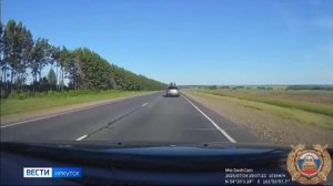 Житель Усть-Илимска уснул за рулем и чуть не погиб вместе со всей семьей