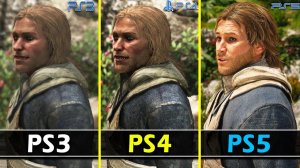 Assassin's Creed Black Flag | PS3 vs PS4 vs PS5 | Сравнение графики