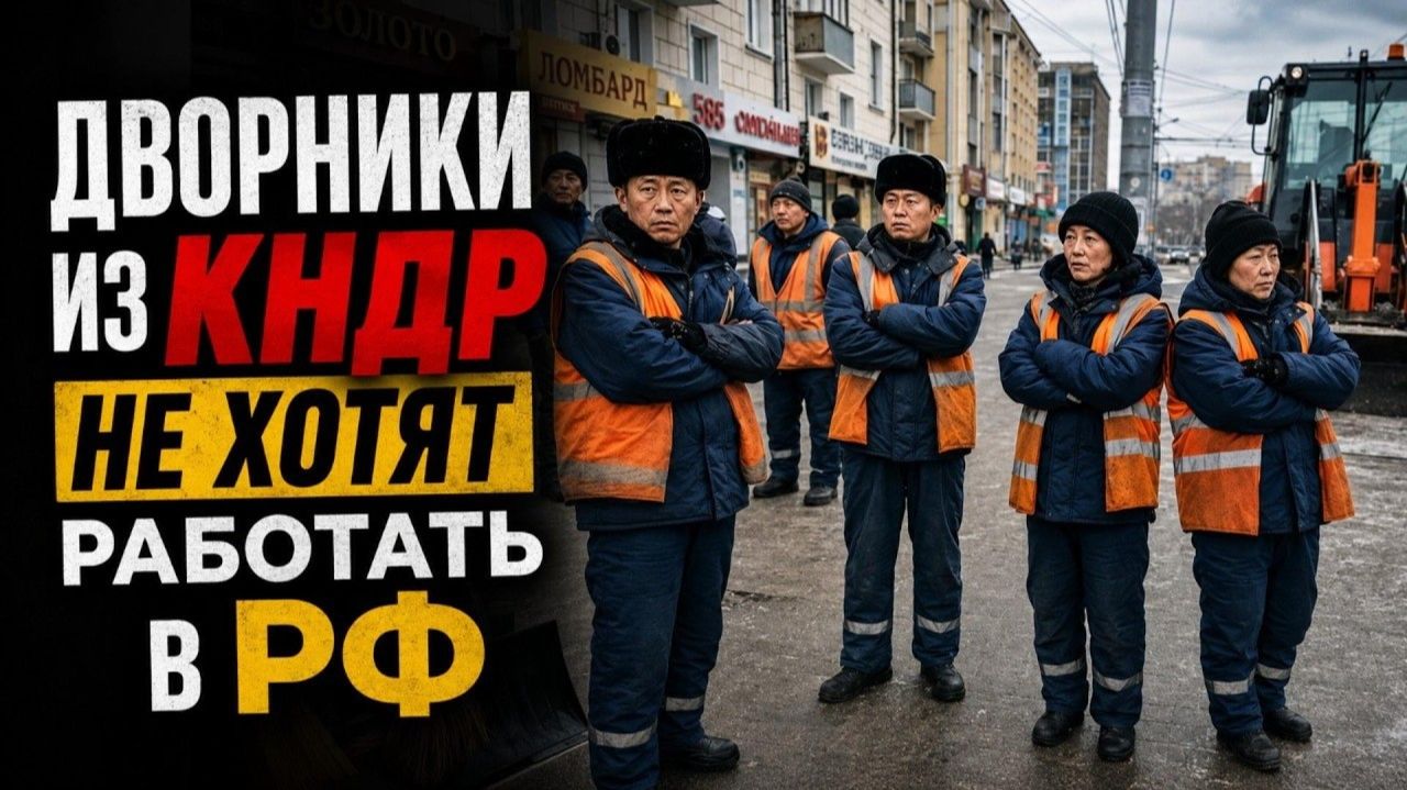 Дворники из КНДР не хотят работать в РФ смотреть онлайн