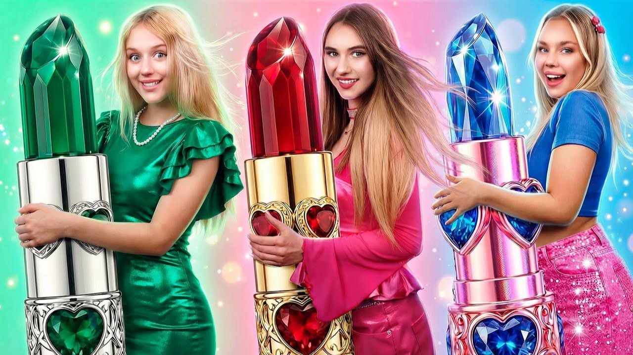 [Тим Тин] - Девушка Изумруд, Рубин и Бриллиант! Mean Girls Превратились в Камни смотреть онлайн