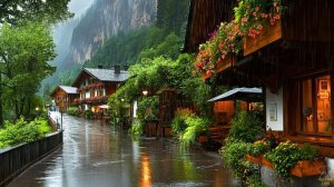 Дождливый день в Швейцарии 🇨🇭 Расслабляющая прогулка по самым красивым швейцарским деревням