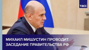 Михаил Мишустин проводит заседание правительства РФ
