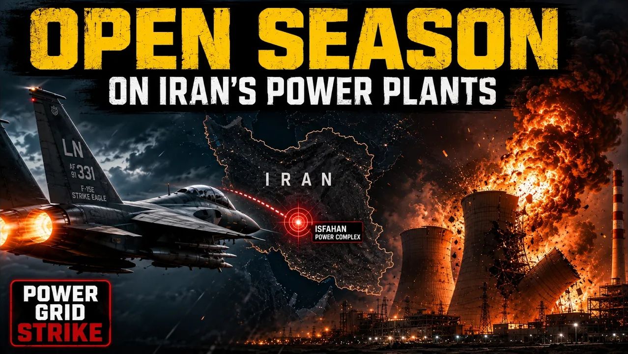 U.S. Military Just Announced OPEN SEASON On Iran's Power Plants смотреть онлайн