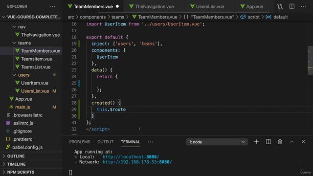 172 Passing Data with Route Params (Dynamic Segments) смотреть онлайн