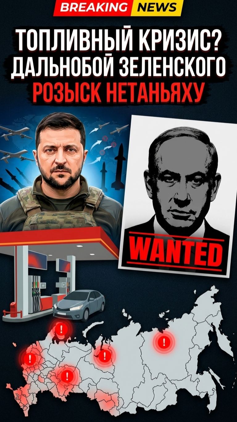 Топливный кризис - на спад? Зеленский и дальнобой. Розыск Нетаньяху. 16 июля 2026 #новости #бензин