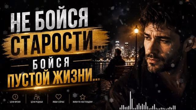 Не бойся старости Бойся пустой жизни Песня которая заставляет задуматься смотреть онлайн