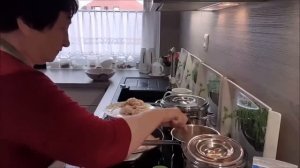 Шницель!Чесночный соус!Картофельное Пюре с чесноком!Цветная капуста Домашняя еда Кухня Рецепты  #еда