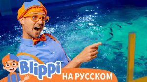Блиппи идёт в океанариум. Весёлые приключения для детей