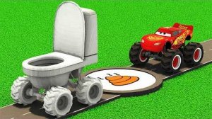 🚗 Машинки против портала-туалета 😱 Кто выберется живым? 🌪️🚽