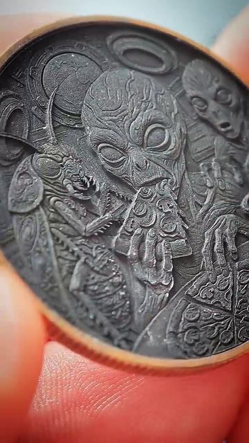 UFO - BEST  Laser Engraving Coin!