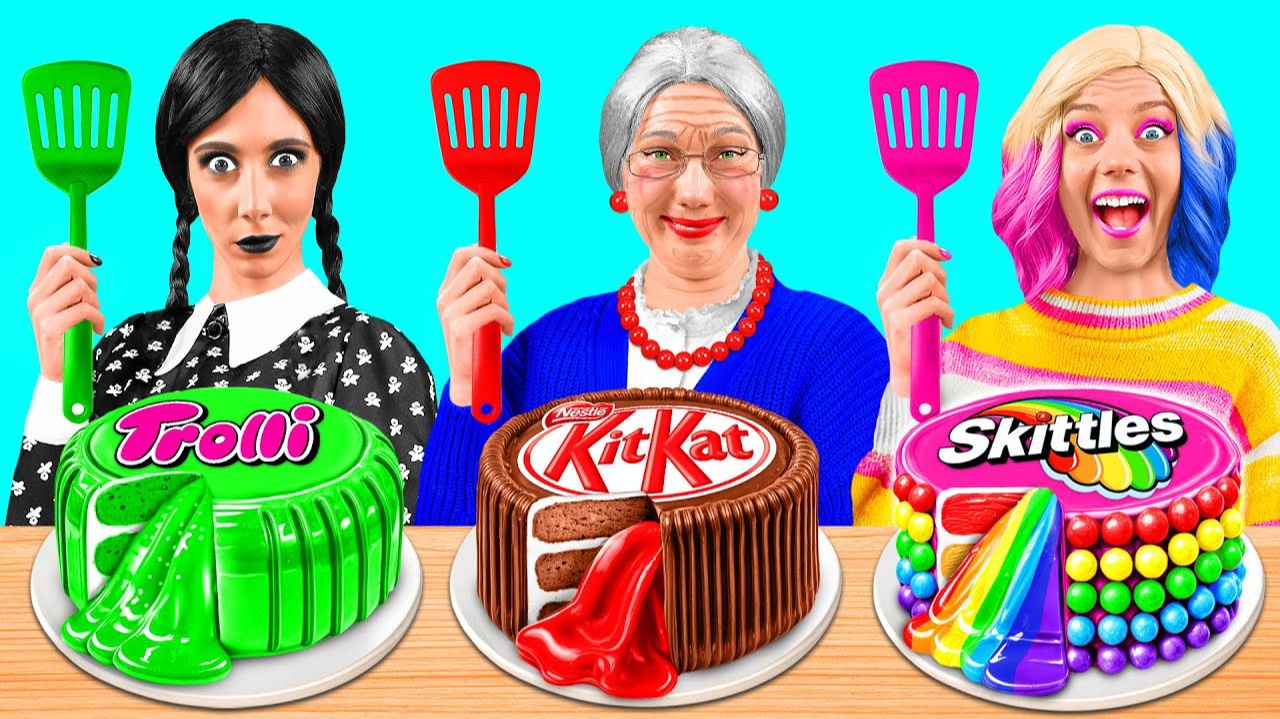 Кулинарный Челлендж# Уэнсдей Против Бабушки # Смешные Ситуации на Кухне от Fun Teen смотреть онлайн