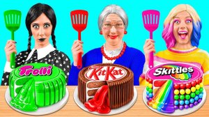 Кулинарный Челлендж# Уэнсдей Против Бабушки # Смешные Ситуации на Кухне от Fun Teen