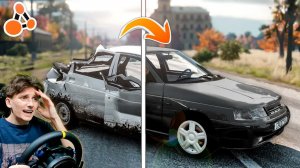 КУПИЛ и ВОССТАНОВИЛ ВАЗ 2110 после ДЕДА в БИМКЕ...! ｜ РП ПЕРЕКУП ｜ BeamNG.drive