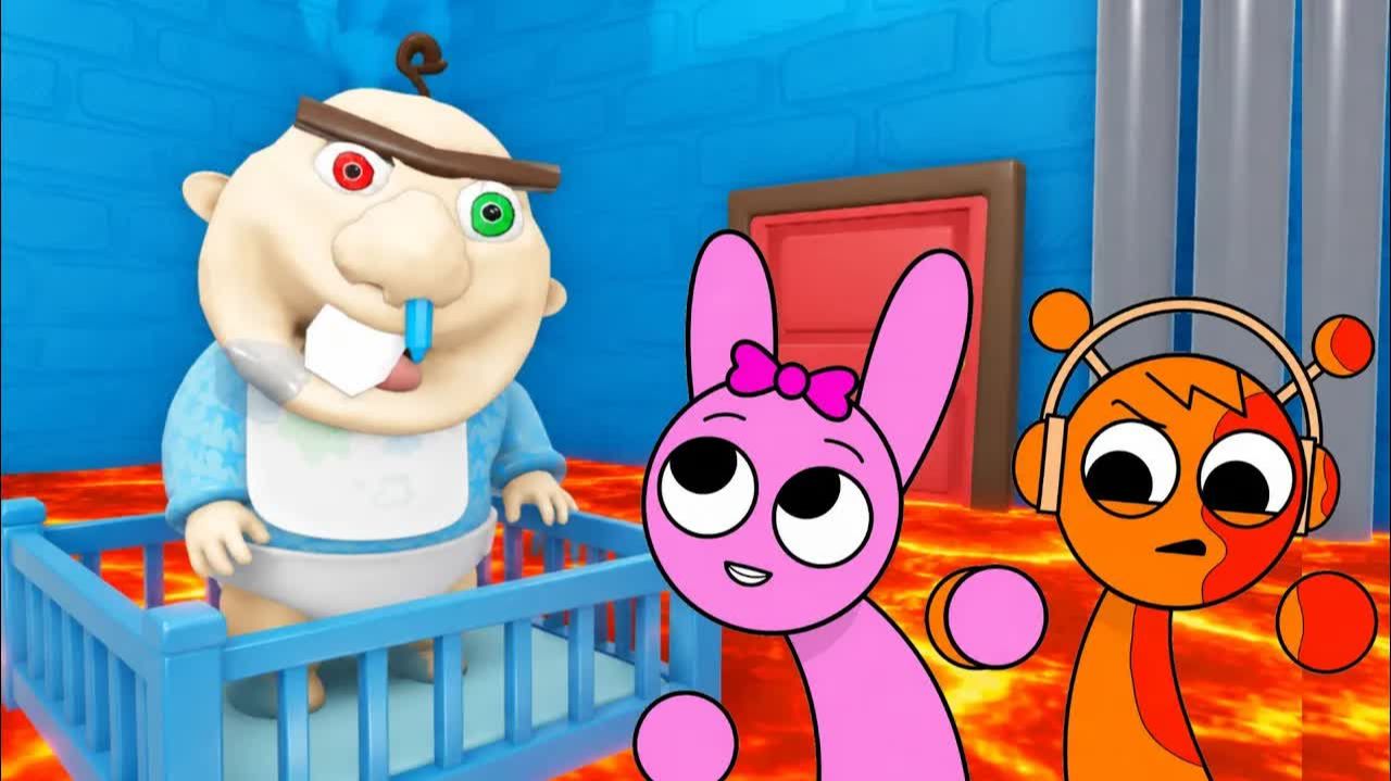 ПИНКИ И ОРЕН ИГРАЛИ В ОББИ НО ЭТО ДЕТСКИЙ САД БЭБИ БОББИ!! 👶🍼 смотреть онлайн