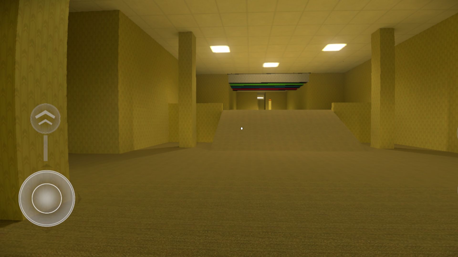 Backrooms. Wall and Doors. Escape..