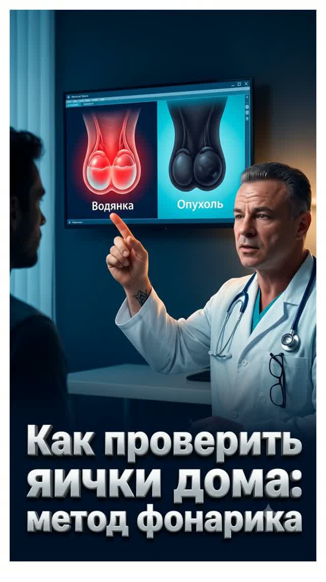 Как проверить яички дома: метод фонарика