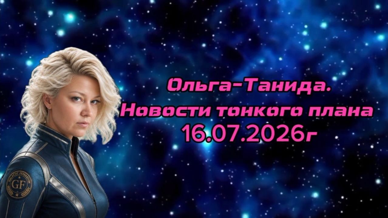 Новости тонкого плана 16.07.2026г