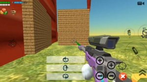играю в chicken gun(попросил @Дима 24к@добавить его видео я добавила)