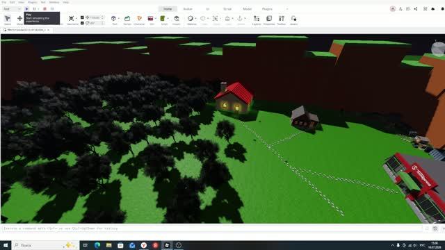 1 часть создание игры в роблокс студио   (хорор)