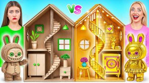 Строим Удивительный Кукольный Домик для Лабубу # Апгрейд Крошечного Домика от Multi DO Smile