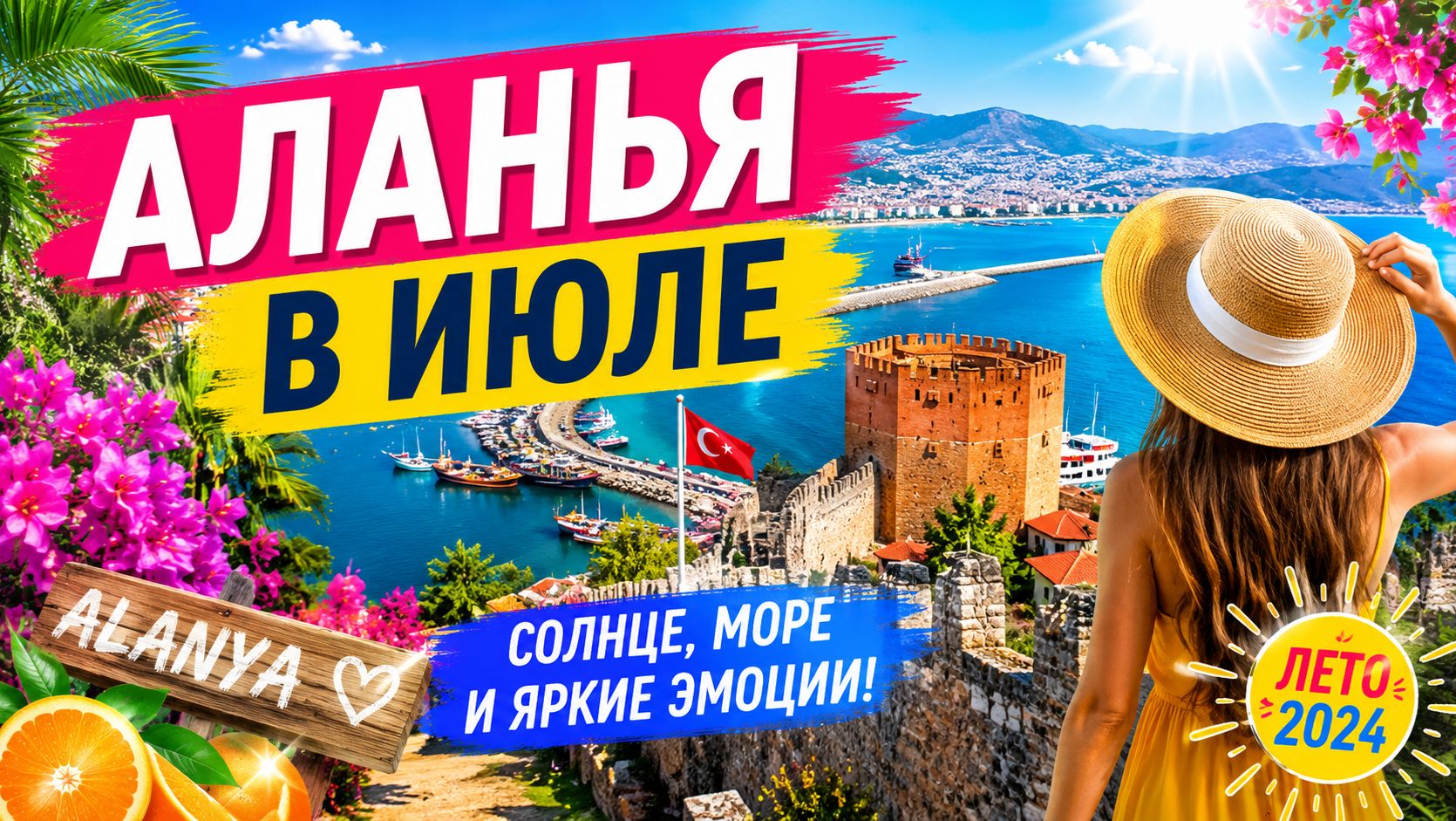 Июльская Солнечная Аланья. Турция 2026. #alanyasg🌊