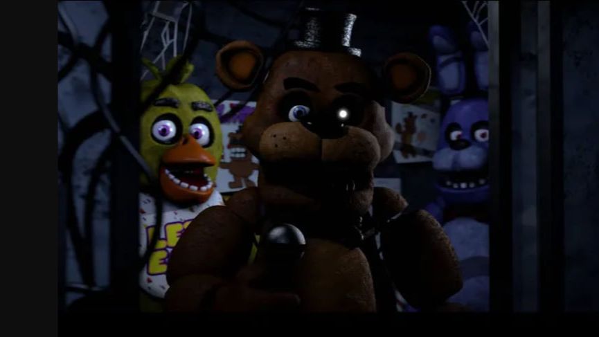 Аниматроники окружили! всего лишь 2 ночь Fnaf#2