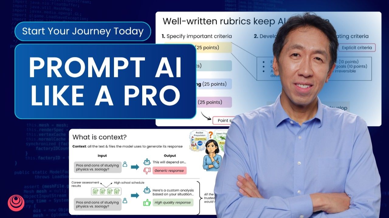 Full AI Prompting Course with Andrew Ng смотреть онлайн