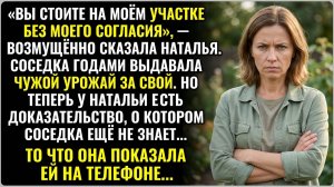 История из жизни: «вы что забыли на моём участке» - крикнула Наталья и достала из кармана. Аудиокниг