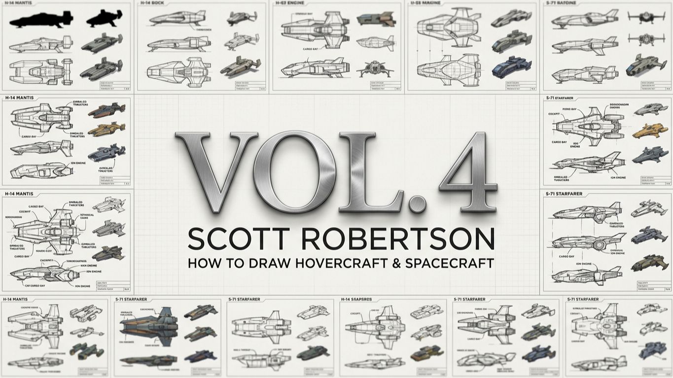 Scott Robertson | Vol. 4: How to draw hovercraft and spacecraft смотреть онлайн