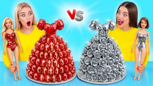 Укрась Торт Челлендж Рубиновый vs Бриллиантовый  Едим Только Сладости 24 часа