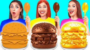 Бедная vs Богатая vs Ультра богатая еда Челлендж # Забавные Кухонные Лайфхаки TeenDO Challenge