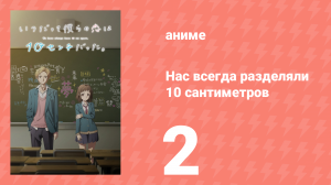 Нас всегда разделяли 10 сантиметров 2 серия (аниме-сериал, 2017)