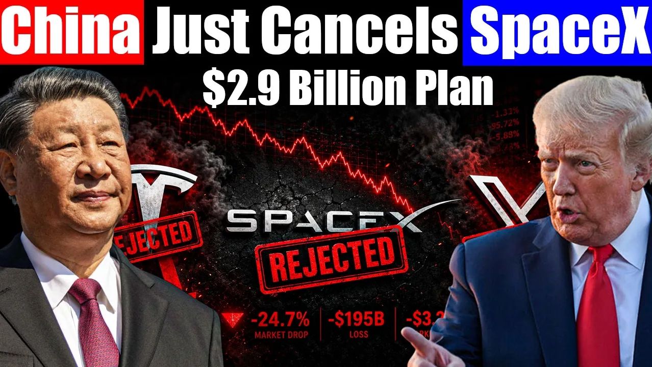 China Shuts Down Tesla and SpaceX's $2.9 Billion Plan смотреть онлайн