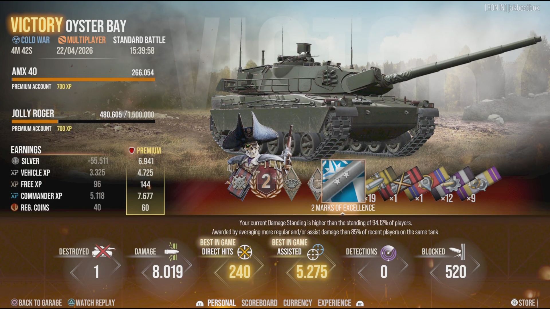 AMX 40 - 8K DAMAGE смотреть онлайн