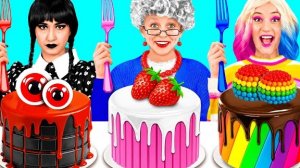 Кулинарный Челлендж: Уэнсдей Против Бабушки | Удивительные Кулинарные Лайфхаки