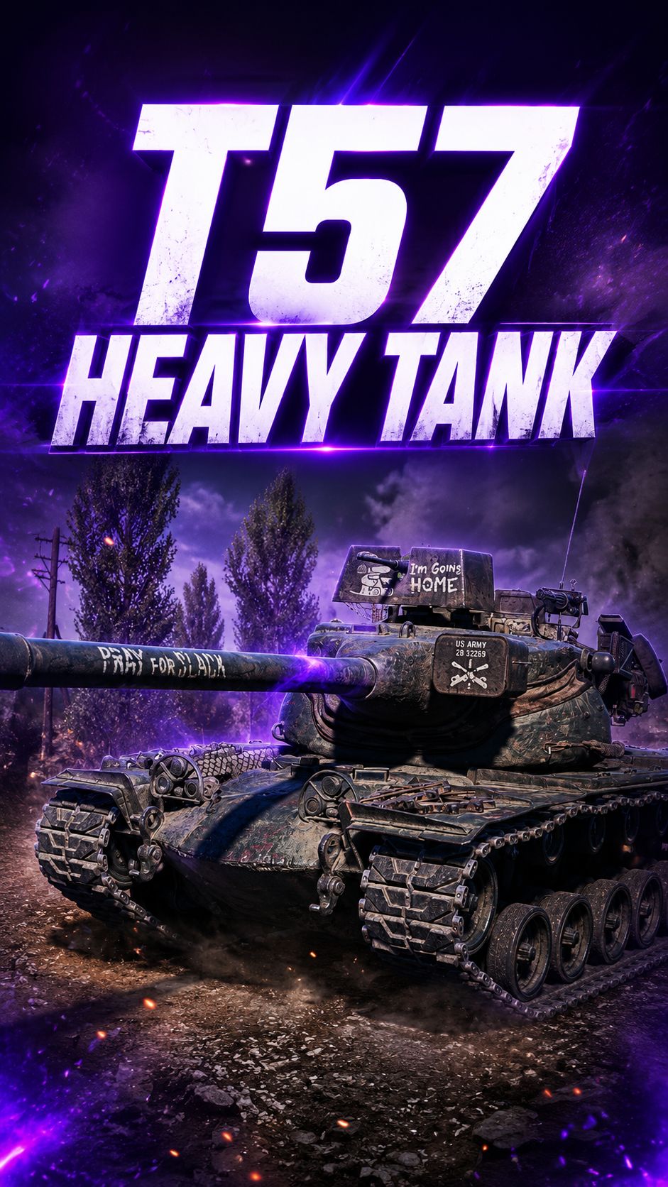 T57 Heavy Tank мощь барабана в деле!