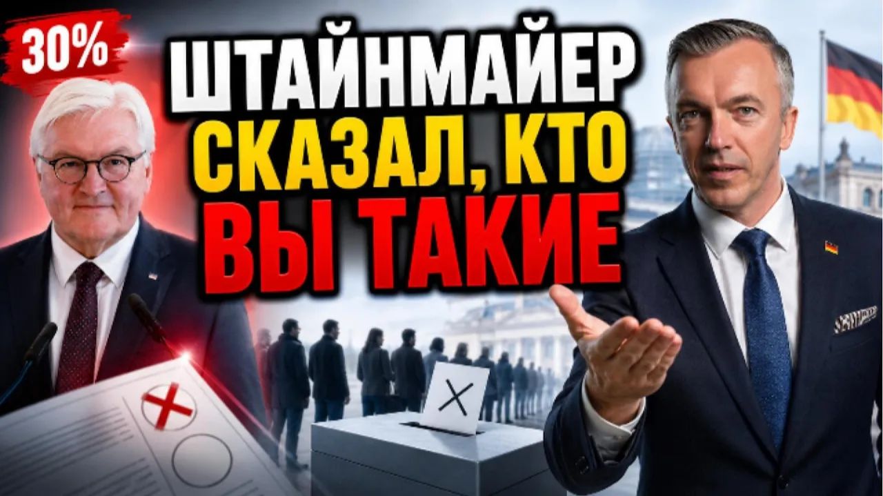 Последнее интервью Штайнмайера приговор избирателям и 276 тысяч евро себе смотреть онлайн
