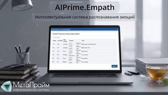 Интеллектуальная система распознавания эмоций AIPrime.Empath смотреть онлайн