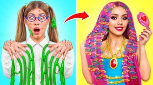 Как Стать Популярной Экстремальное Преображение Челлендж Барби vs Братц #Смешные ситуации от Mu