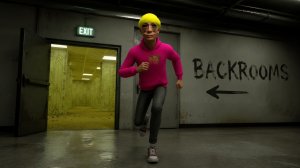 Escape from Blogger Backrooms Ending Hard Mode