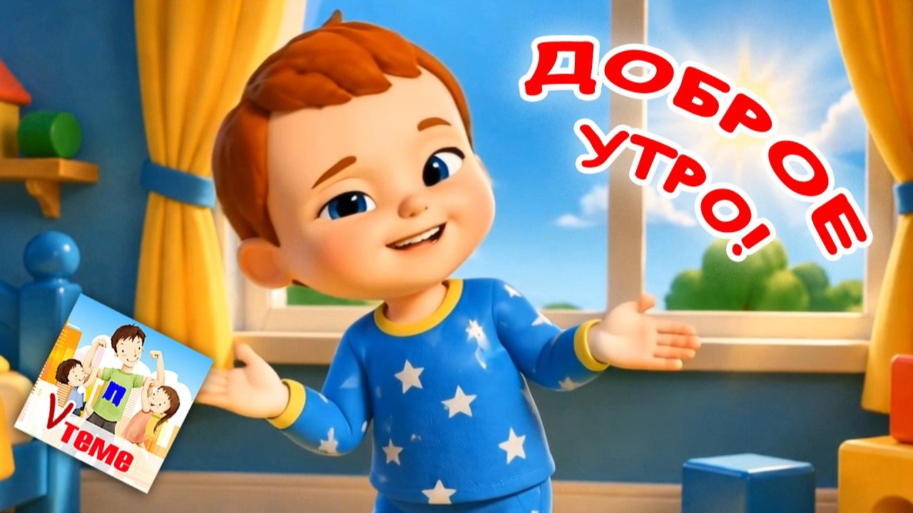 ДОБРОЕ УТРО Мульт-песенка для хорошего настроения . Папа V теме смотреть онлайн